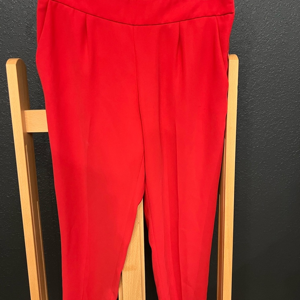 J. Crew Vibrant Red Women's Trousers